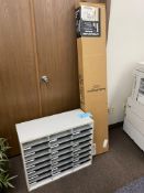 Lot of Literature Storage Bins