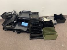Lot of Desk Bins & Trays