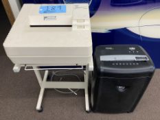 Lot of (2) _ GBC Shredmaster 1026S Paper Shredder & Amazon Paper Shredder