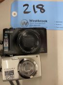 Lot of (2) Nikon Coolpix Digital Camera