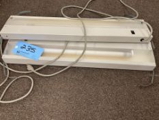 Lot of (2) Overhead Desk Lights