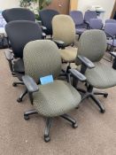 Lot of (7) Office Chairs on Wheels