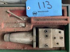 Lot of NMTB 50-Taper Tool Holder with Boring Head