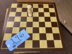 Chess Board with Ceramic Chess Pieces