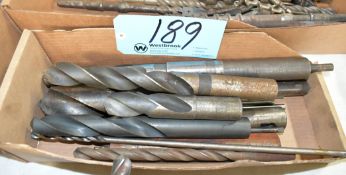 Lot-Large Straight Shank Drills in (1) Box