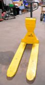 Wesco Approximately 5,000-Lbs. Capacity Walk Behind Pallet Jack with Digital Weigh Scale