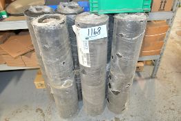 Lot-(6) Rolls Primex Black Plastic Sheeting, .015