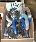 Lot-Stainless Steel Curry Combs in (1) Box