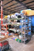 Lot-(3) Various Sections Shelving, (Contents Not Included), (Not to Be Removed Until Empty)