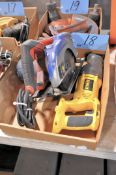 Lot-(1) DeWalt Cordless Reciprocating Saw and (1) Black & Decker Circular Saw in (1) Box