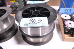 Lot-(2) Various Partial Spools Mig Wire in (1) Stack