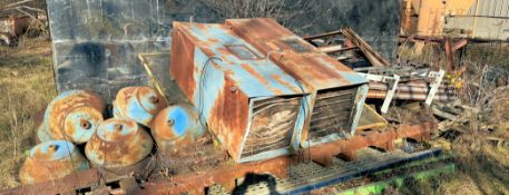 Lot-Steel Forms, Smoke Eaters, Baskets, Tank Carts