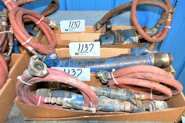 Lot-(6) Various Pneumatic Tools in (3) Boxes