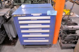 Stanley Vidmar 6-Drawer Tooling Cabinet with Various Grinding Wheels