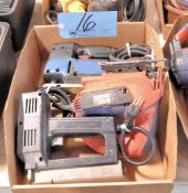 Lot-(1) Swingline Electric Stapler, (1) Black & Decker and (1) Sears Sabre Saws in (1) Box