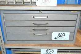 Huot 4-Drawer Drill Index Cabinet with Drills Contents