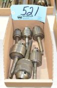 Lot-(6) Various Drill Chucks in (1) Box