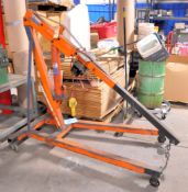 Indy 5 Model 47-EH23C, 8-Ton Hydraulic Portable Gooseneck Crane