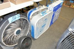Lot-(6) Various Small Room Fans on Floor