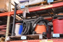 Lot-Various Shop Vacuums on (1) Pallet on (1) Shelf