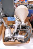 Lot-Various Pneumatic Spray Guns in (1) Box