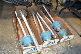 Lot-Cement Anchors in (3) Boxes on Floor Under (1) Table