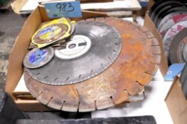 Lot-Various Masonry Blades in (1) Box