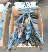Lot-Slag Hammers in (1) Box on Floor Under (1) Table