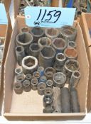 Lot-Mechanic Impact Sockets in (1) Box