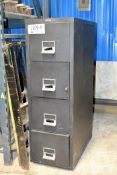 (1) 4-Drawer Vertical Fireproof File Cabinet
