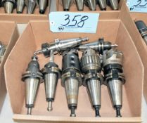 Lot-(7) CAT40 Taper Tool Holders in (1) Box
