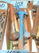 Lot-Dead Blow, Claw and Ball Peen Hammers in (1) Box