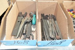 Lot-Various Power Tool Etc. Wrenches in (2) Boxes