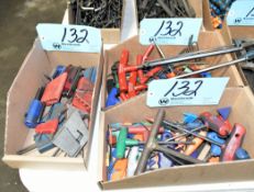 Lot-Allen Wrench Sets, T-Handle Allen Wrenches and T-Handle Torx Drivers in (3) Boxes
