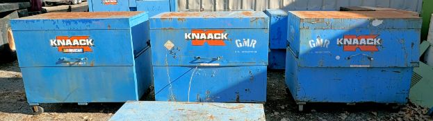 Lot-(3) Large Knaack Job Boxes
