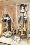 Lot-(2) ARO Pneumatic Materials Pumps with Supply Hoses and Fittings, Mounted in Transport Crate