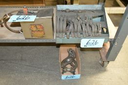 Lot-Lathe Dawgs with Stand, and (1) Kool Mist Unit on (1) Shelf Under (1) Bench