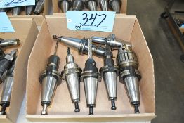 Lot-(7) CAT40 Taper Tool Holders in (1) Box
