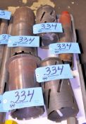 Lot-(5) Various Core Bits