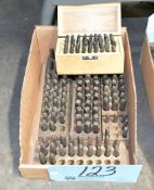 Lot-Hand Stamp Sets in (1) Box on Floor Under (1) Table