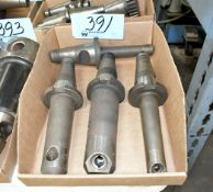 Lot-(4) 50-Taper Tool Holders with Microbore Bodies in (1) Box