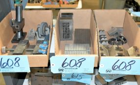 Lot-Various Grinding Wheel Dressers, Magnetic Transfer Blocks, and V-Blocks in (3) Boxes