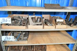 Lot-Various Tooling in (5) Boxes on (2) Shelves