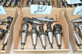 Lot-(7) CAT40 Taper Tool Holders in (1) Box
