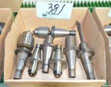 Lot-(7) NMTB 40-Taper Tool Holders in (1) Box
