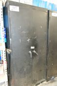 Lot-(1) 2-Door Storage Cabinet with Contents