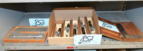 Lot-(1) Mitutoyo 146-104 Groove Micrometer, (5) Mitutoyo Groove Micrometers, Etc.