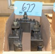 Lot-(3) Tool Holders with Boring Bars in (1) Box