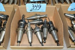 Lot-(7) CAT40 Taper Tool Holders in (1) Box