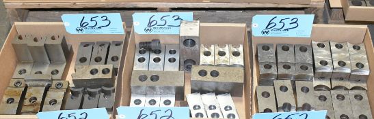 Lot-Various Lathe Chuck Jaws in (3) Boxes